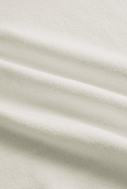 Imane Draped Neck Lightweight Knit Sweater