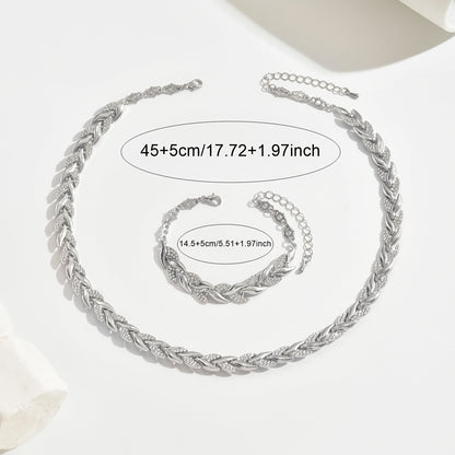 Fishtail Crystal Jewelry Set