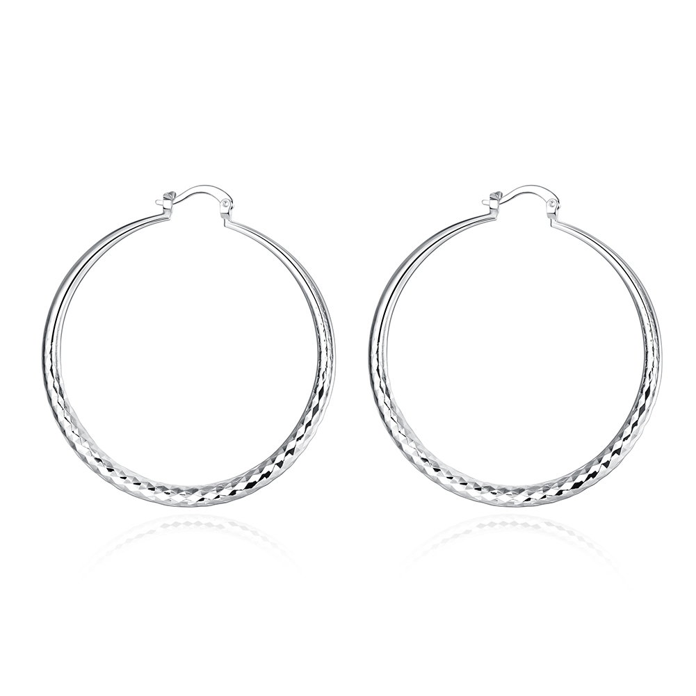 Silver Hoop Earrings