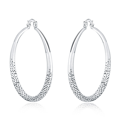 Silver Hoop Earrings