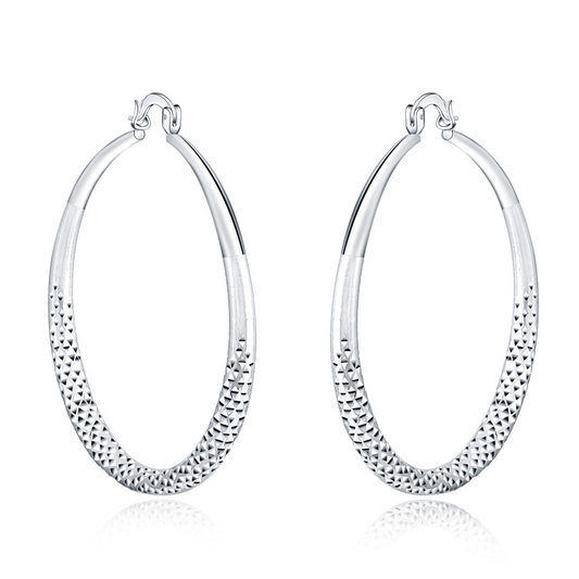 Silver Hoop Earrings