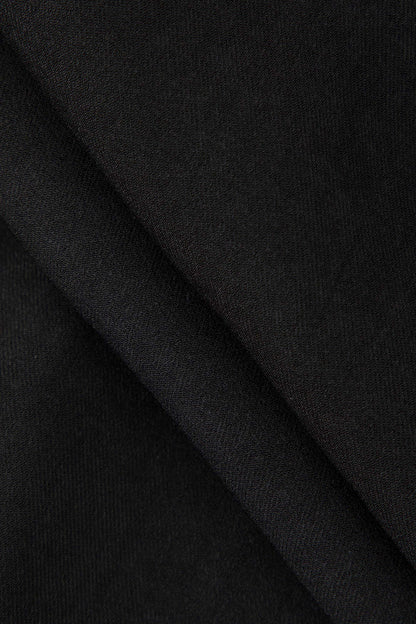 Oaklyn High-Waisted Straight Leg Trousers with Elegant Fluid Drop