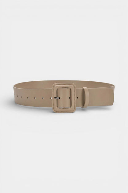 Imitation Leather Square Belt